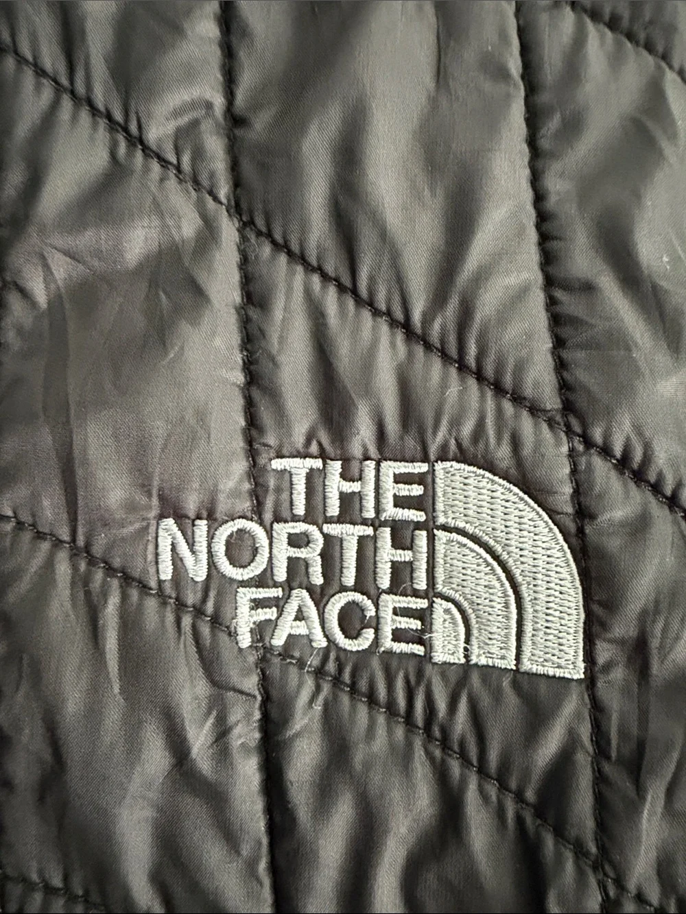 The North Face Boys Youth Black Quilted Lightweight Puffer Jacket Size L 14-16